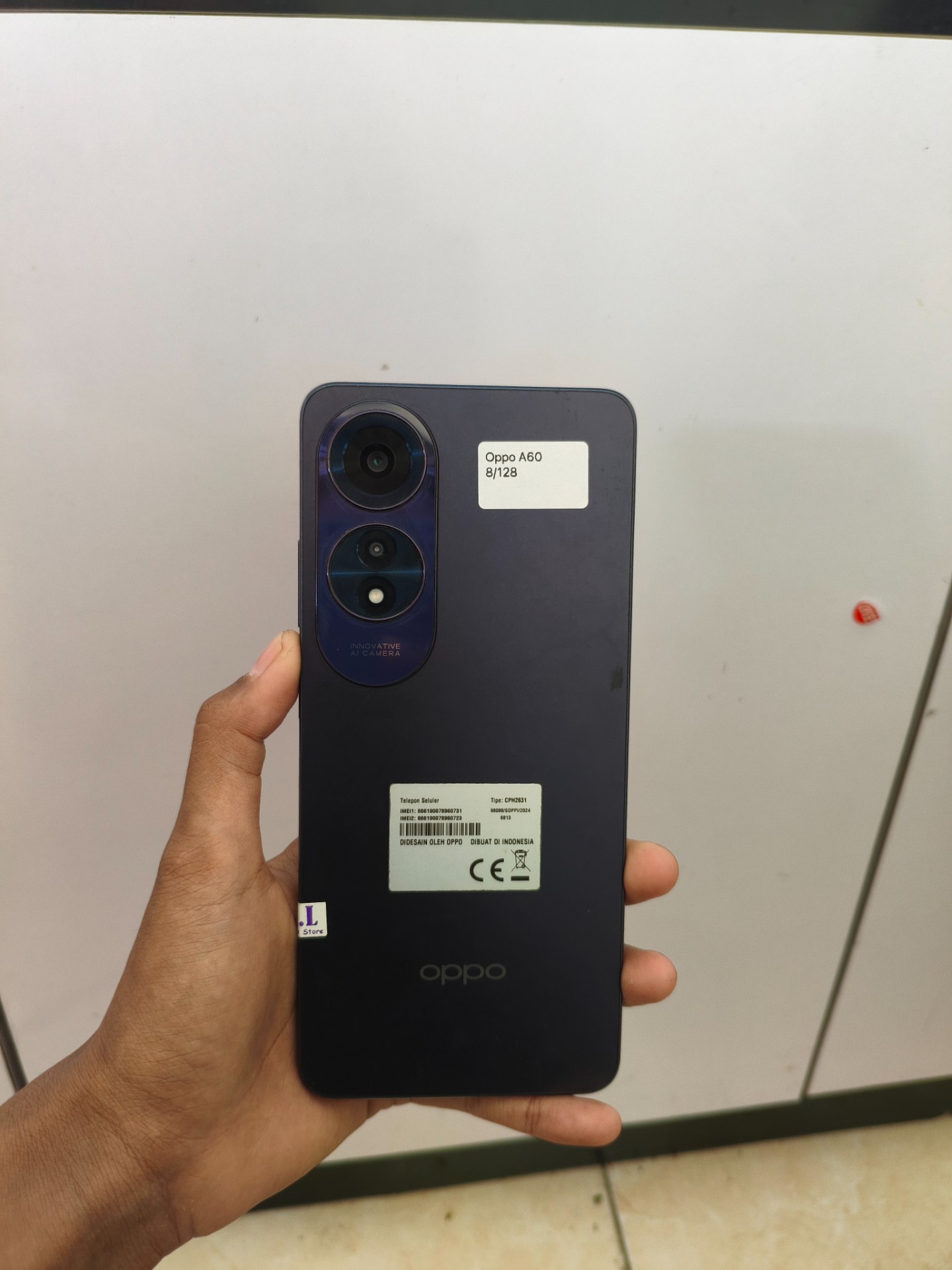 Oppo A60 8/128 GB Second Hp+Cas