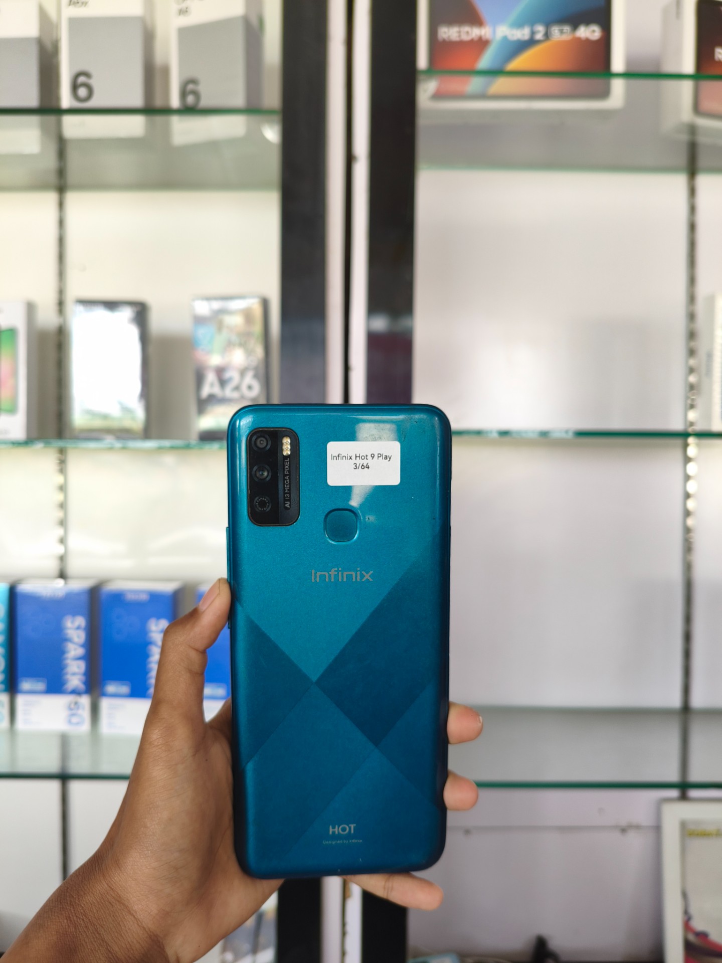 Infinix Hot 9 Play 3/64 GB Second Hp+Cas