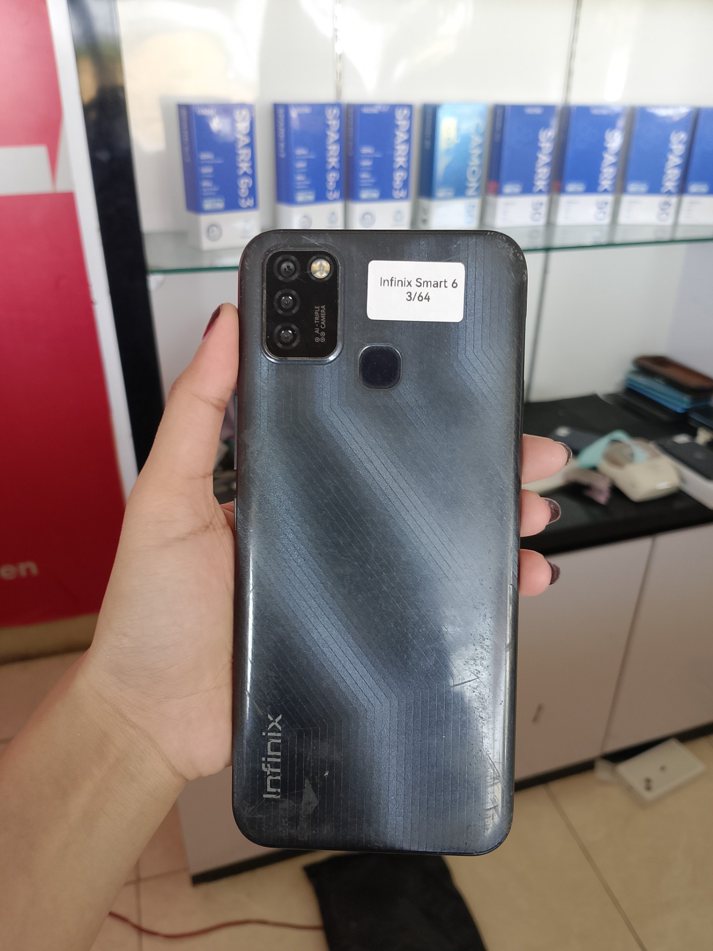 Infinix smart 6 3/64 second 